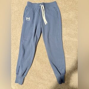 Under Armour Blue Jogger Sweatpants with Elastic Cuffs